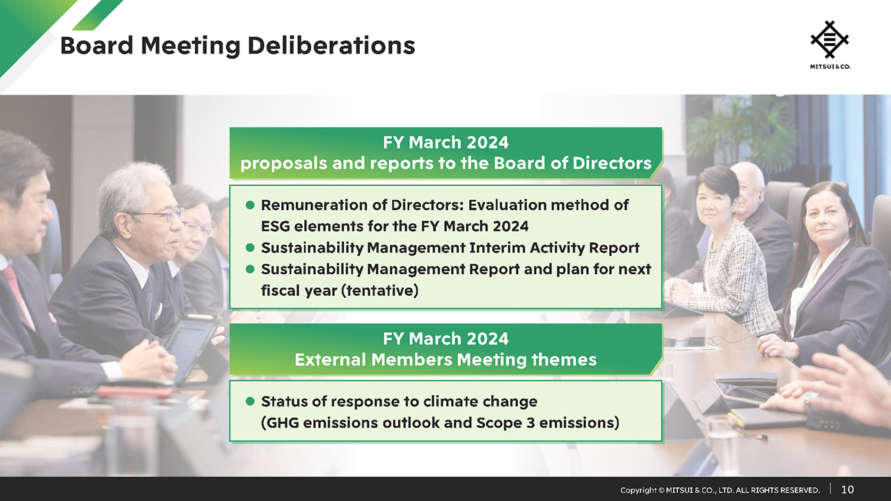 oard Meeting Deliberations